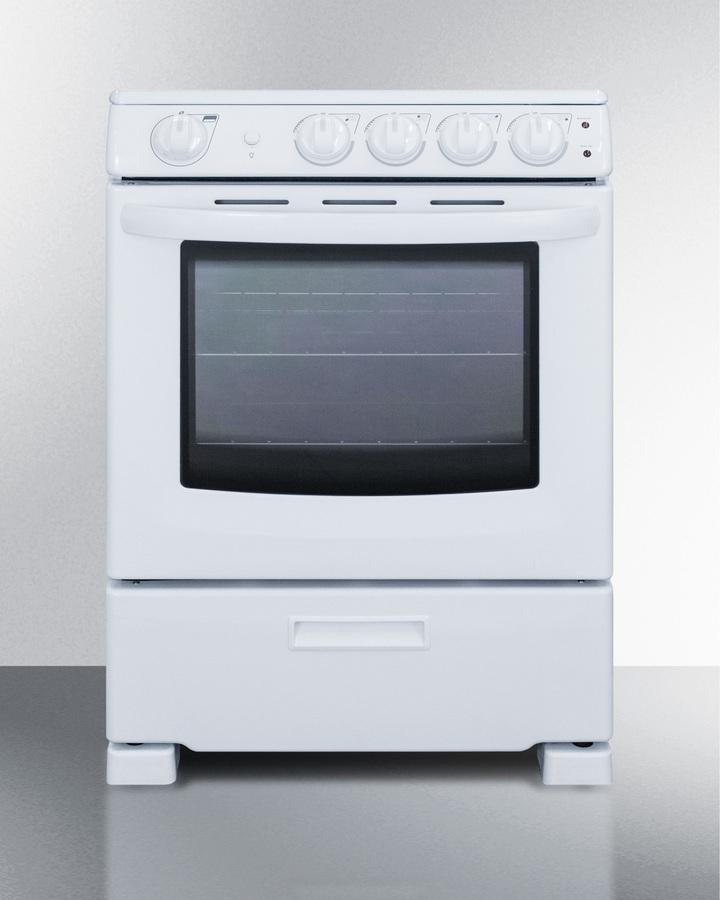 24" Wide Electric Smooth-top Range