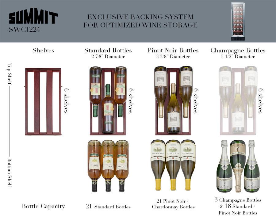 12" Wide Built-in Wine Cellar