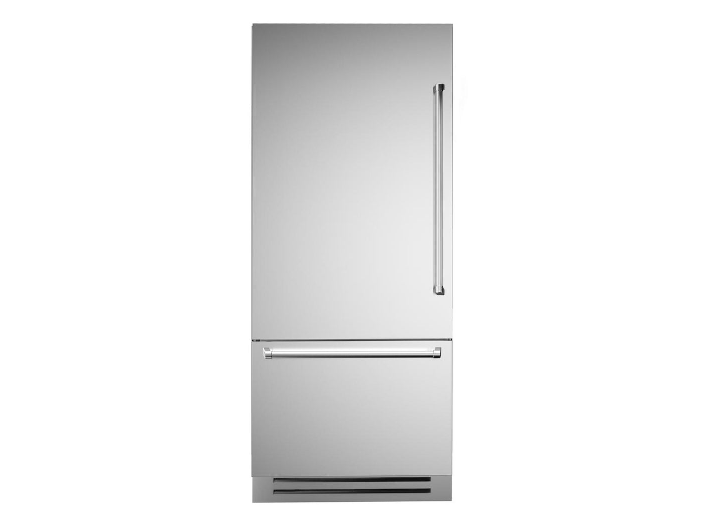 36" Built-in bottom mount - Stainless - Left swing door