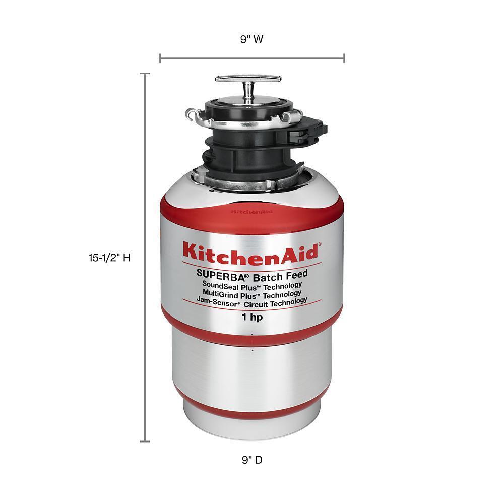 1-Horsepower Batch Feed Food Waste Disposer