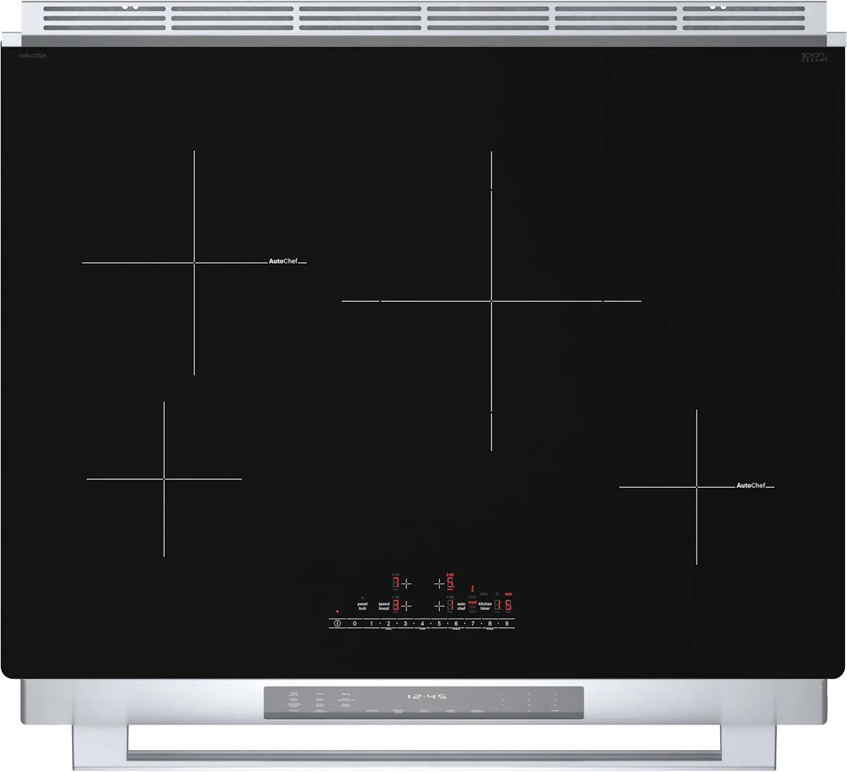 800 Series Induction Slide-in Range 30" Stainless Steel