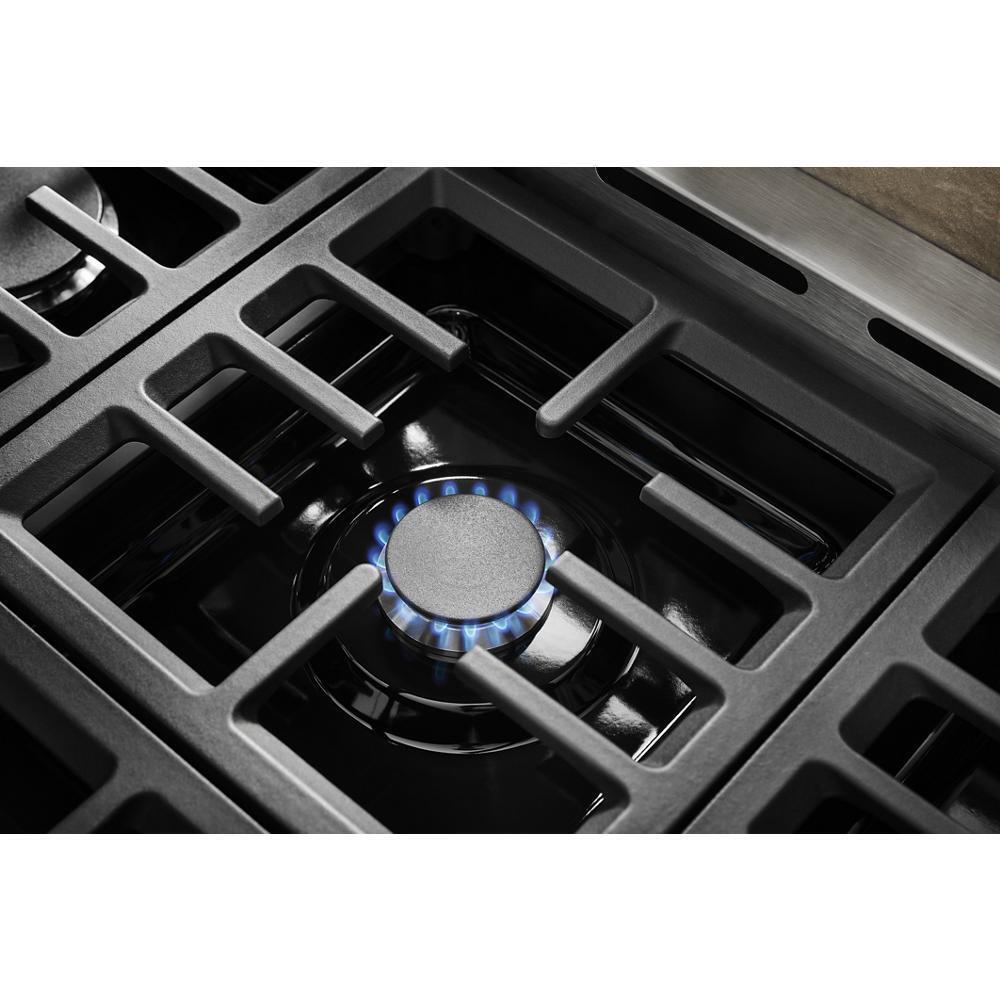 KitchenAid® 48'' Smart Commercial-Style Gas Range with Griddle