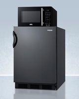 Microwave/refrigerator-freezer Combination With Allocator