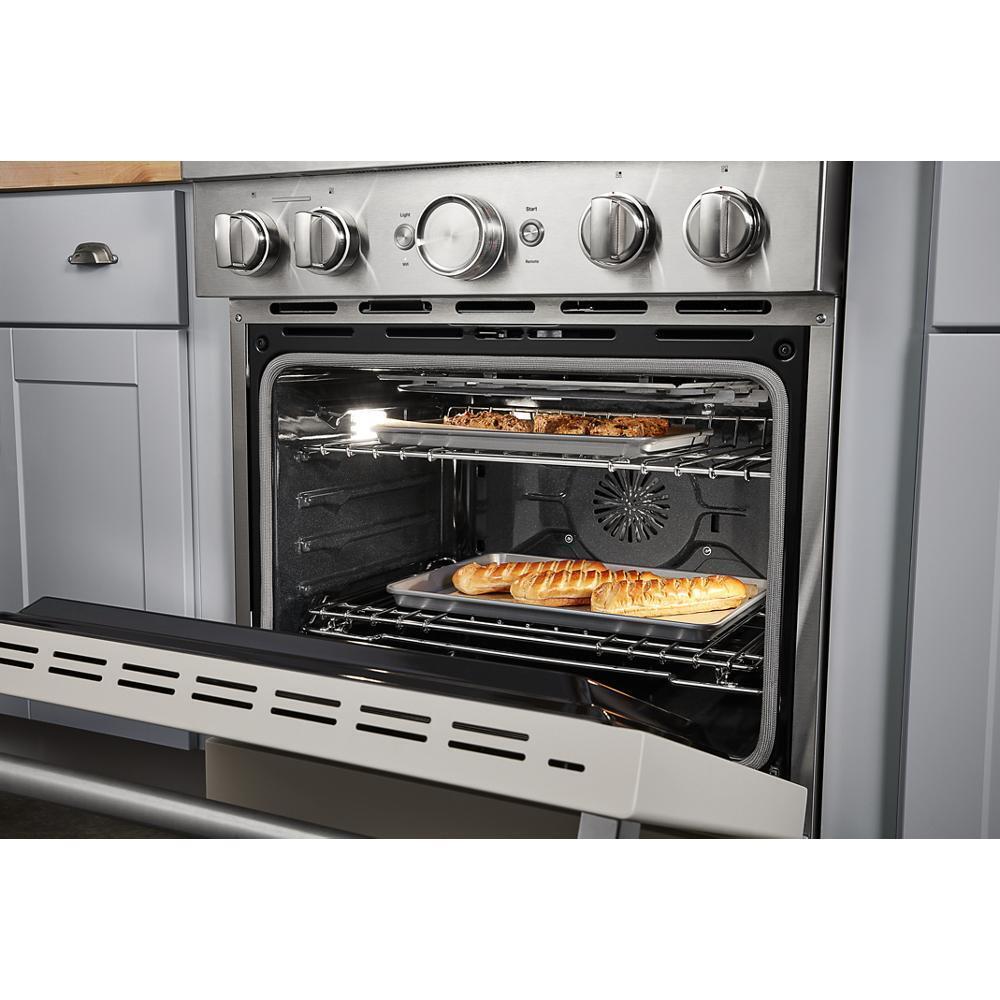 KitchenAid® 30'' Smart Commercial-Style Dual Fuel Range with 4 Burners