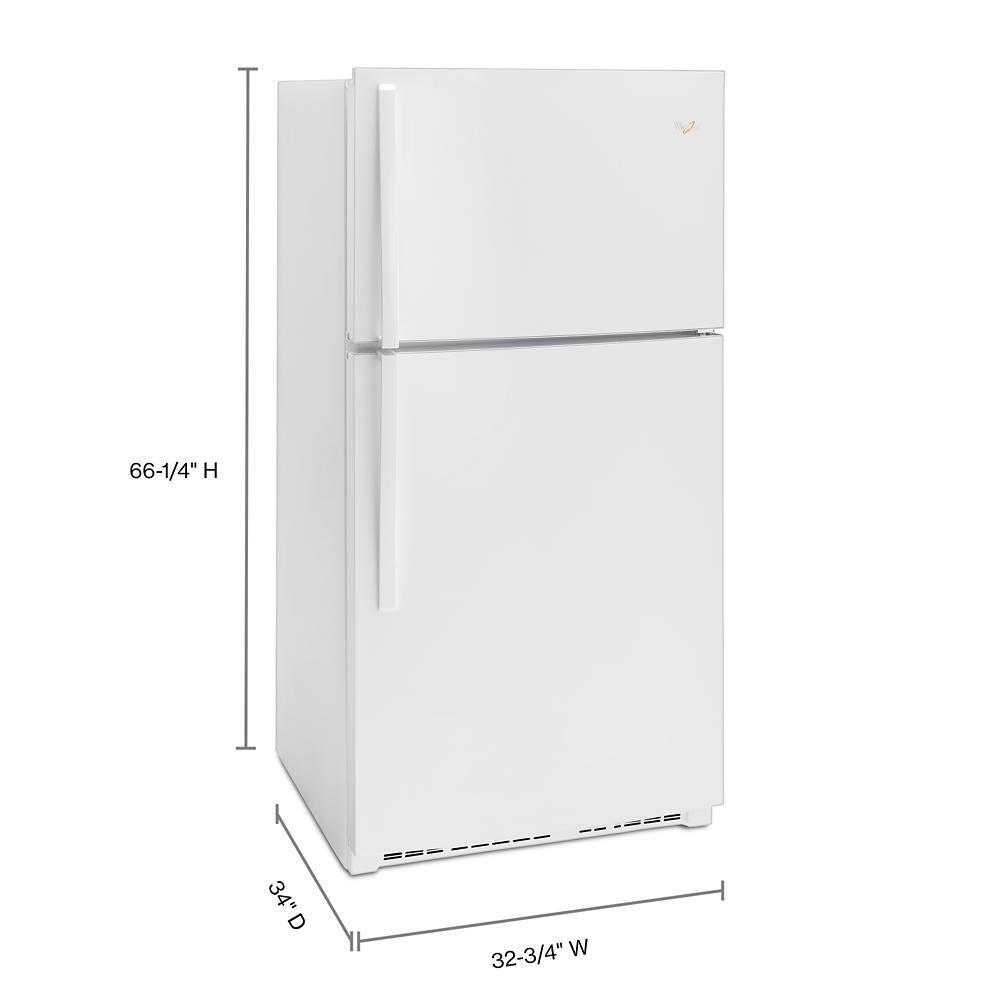 33-inch Wide Top Freezer Refrigerator - 21 cu. ft.