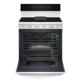 30-inch Smart Gas Range with Air Cooking Technology, No Preheat Air Fry, Steam/Self Clean and High Speed Preheat