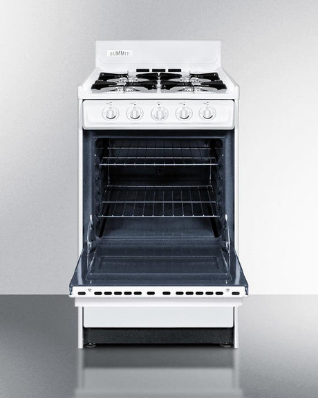 20" Wide Propane Gas Range, Battery Start