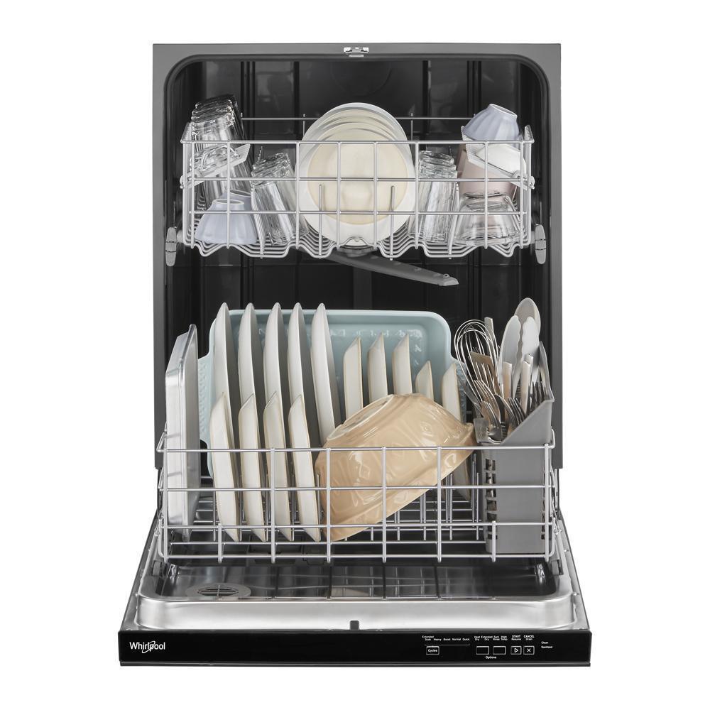 Quiet Dishwasher with Boost Cycle and Pocket Handle