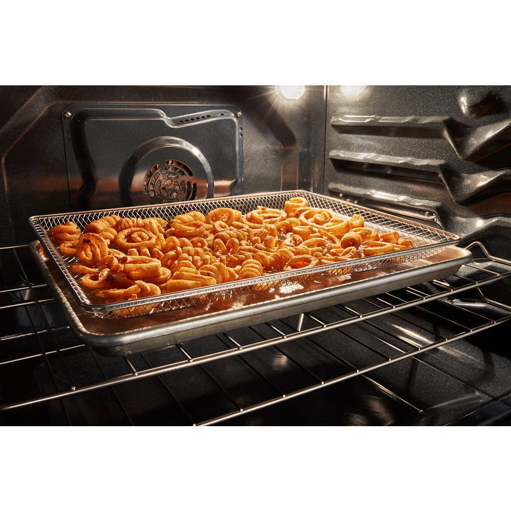 30-inch Energy Star Electric Range with Air Cooking Technology, No Preheat Air Fry and Air Baking and Self Clean