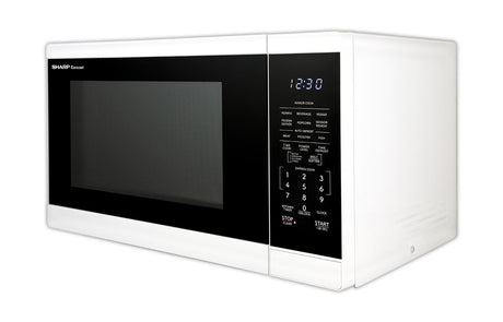 Sharp 1.4 cu. ft. 1100W White Countertop Microwave Oven