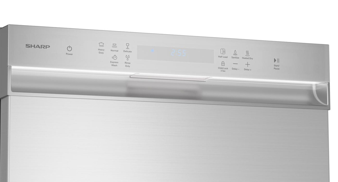 24 in. Slide-In Stainless Steel Hybrid 49 dB Dishwasher