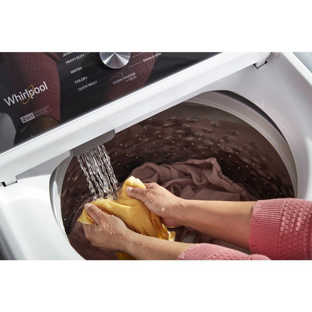 4.7-4.8 Cu. Ft. Top Load Washer with 2 in 1 Removable Agitator