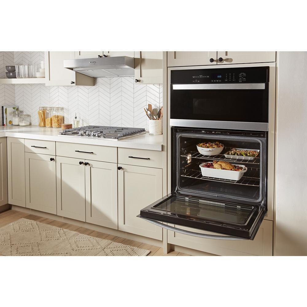 6.4 Total Cu. Ft. Combo Self-Cleaning Wall Oven