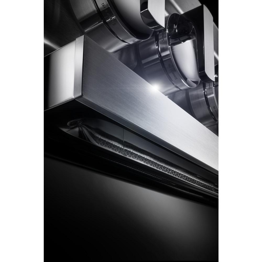 NOIR™ 36" Dual-Fuel Professional-Style Range with Chrome-Infused Griddle and Steam Assist