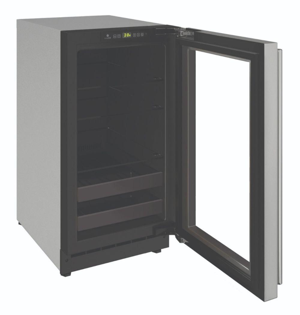 2218bev 18" Beverage Center With Stainless Frame Finish and Field Reversible Door Swing (115 V/60 Hz)