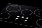 36" Wide 208-240v 5-burner Radiant Cooktop