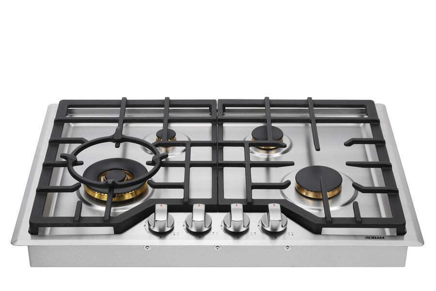 ROBAM G Model 30-in 4 Burners Stainless Steel Gas Cooktop