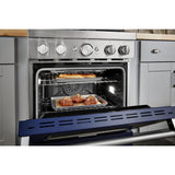 KitchenAid® 30'' Smart Commercial-Style Dual Fuel Range with 4 Burners