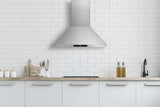 Hauslane  Chef 30-in Convertible Stainless Steel Wall-Mounted Range Hood