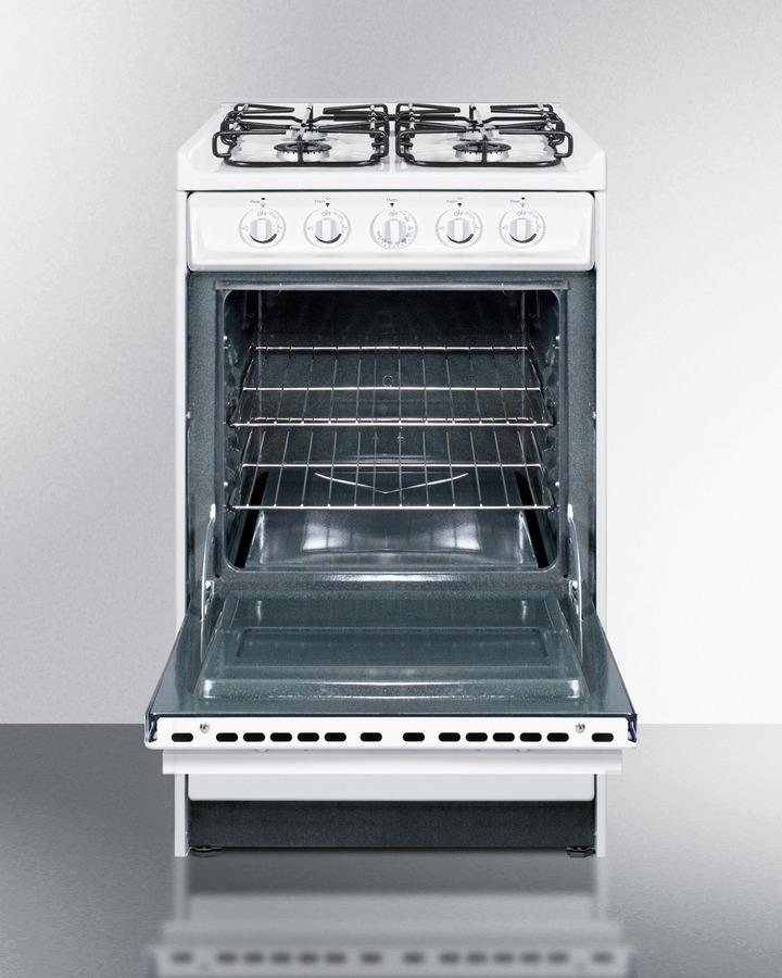 20" Wide Gas Range