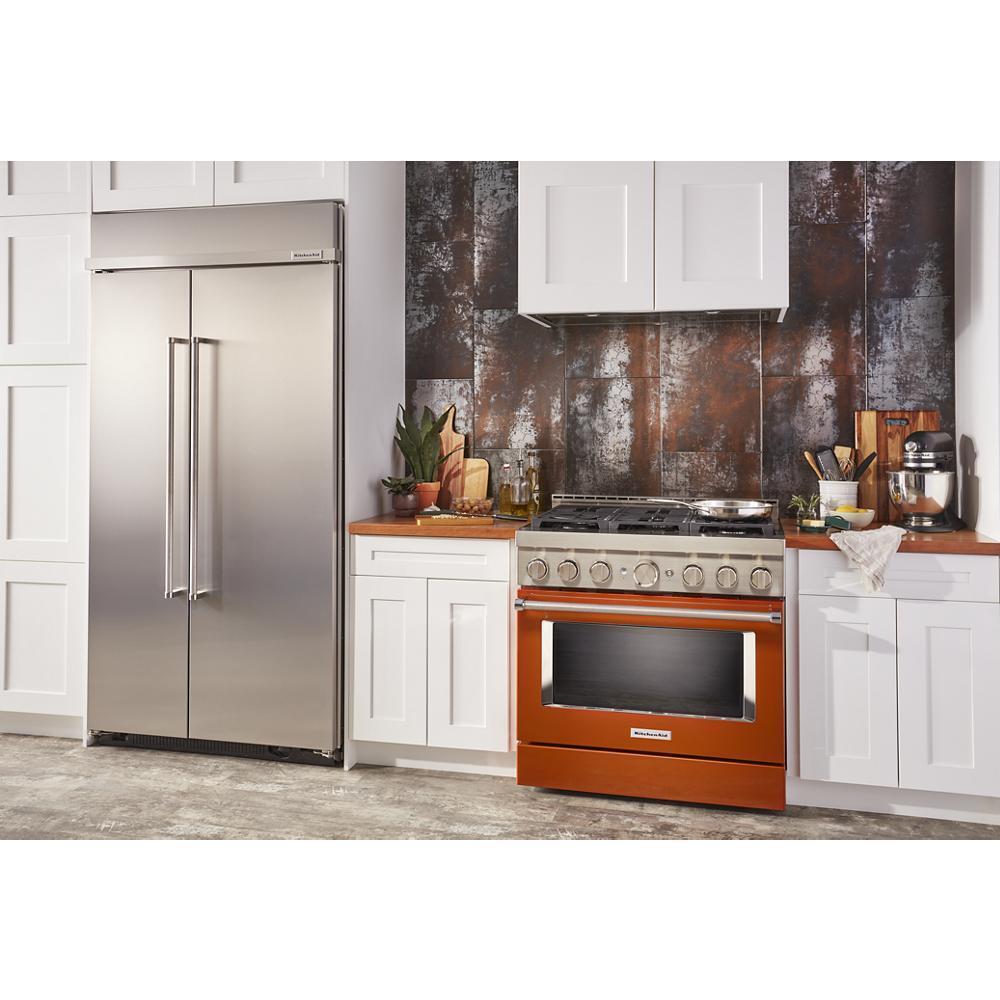 KitchenAid® 36'' Smart Commercial-Style Gas Range with 6 Burners