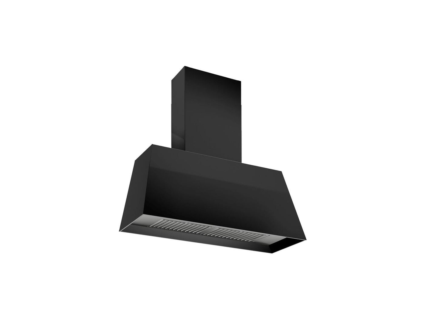 30" Modern Canopy Hood 600 CFM Black