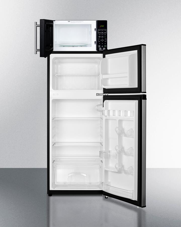 Microwave/refrigerator-freezer Combination With Allocator