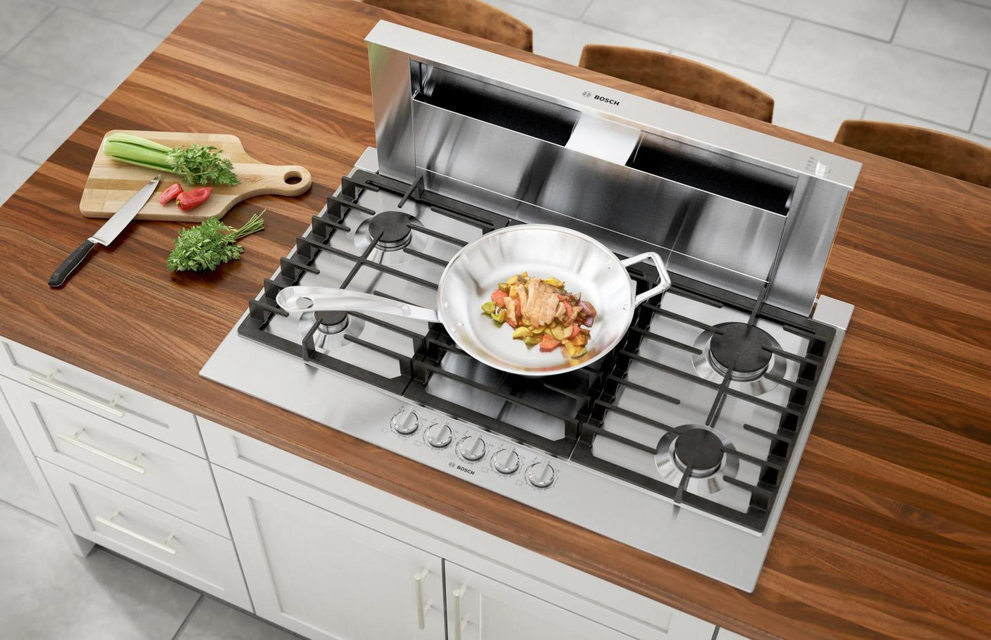 800 Series Gas Cooktop 36" Stainless steel