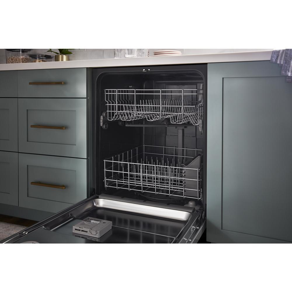 Quiet Dishwasher with Adjustable Upper Rack