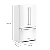 20 cu. ft. 36-Inch Width Counter-Depth French Door Refrigerator with Interior Dispense