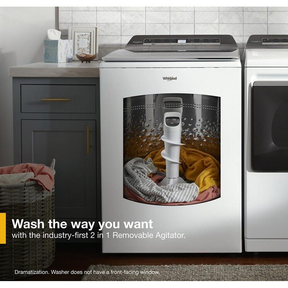 5.2 - 5.3 cu. ft. Top Load Washer with 2 in 1 Removable Agitator