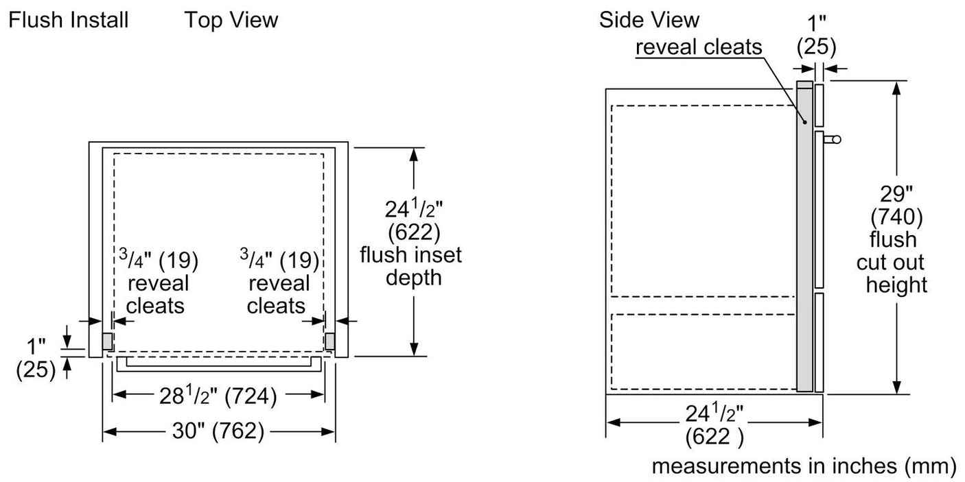 500 Series, 30", Warming Drawer