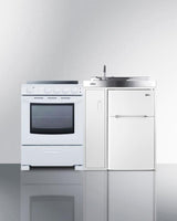 54" Wide All-in-one Kitchenette With Electric Range