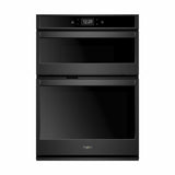 6.4 cu. ft. Smart Combination Wall Oven with Touchscreen - Black