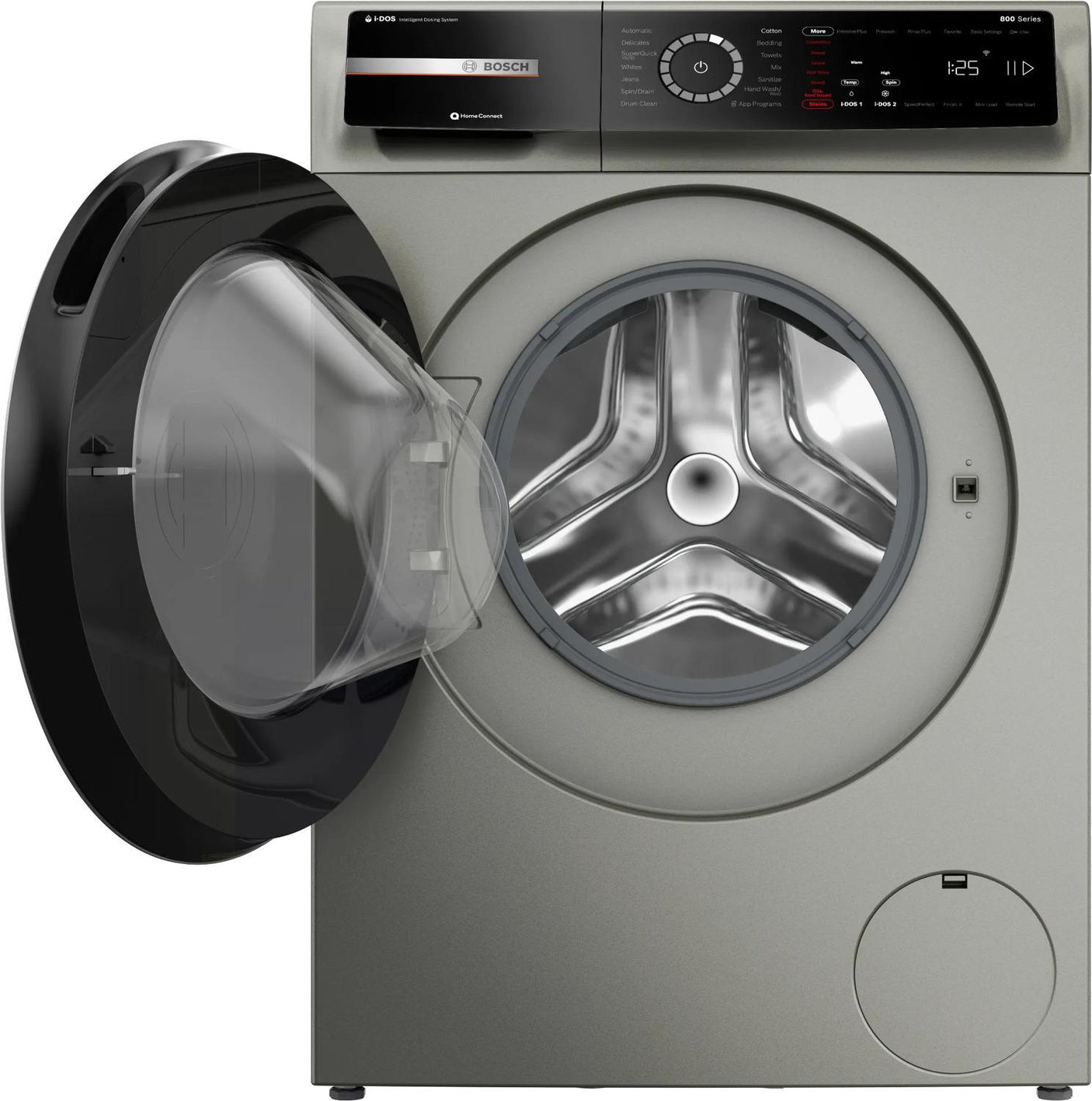 800 Series Compact Washer , Pearl Steel