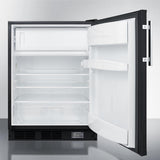 24" Wide Break Room Refrigerator-freezer, ADA Compliant