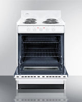 24" Wide Electric Coil Top Range