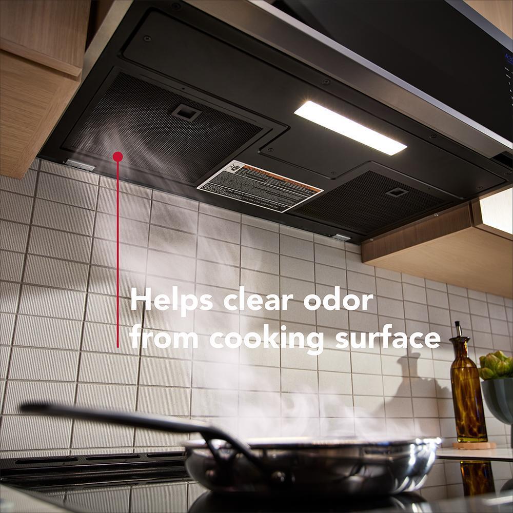 Smart Low Profile Microwave Hood Combination with Dual Fan Ventilation