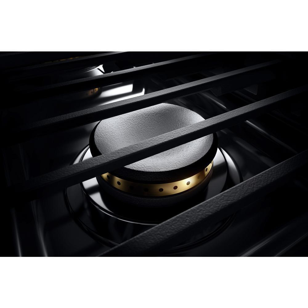 NOIR™ 36" Dual-Fuel Professional-Style Range with Chrome-Infused Griddle and Steam Assist