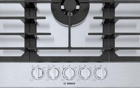 800 Series Gas Cooktop 36" Stainless steel