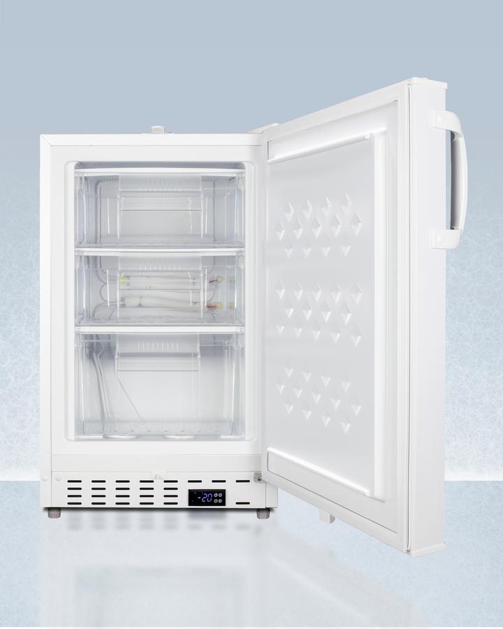 20" Wide Built-in Vaccine All-freezer, ADA Compliant