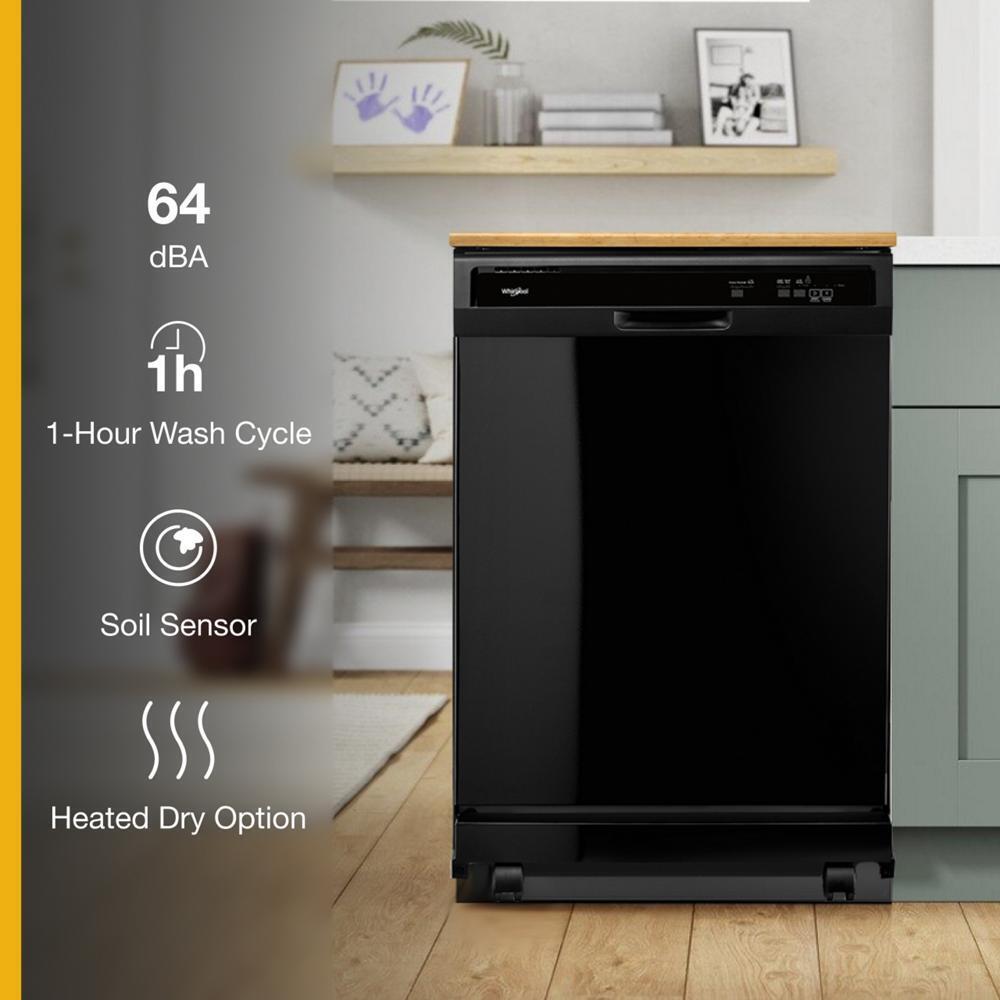 Heavy-Duty Dishwasher with 1-Hour Wash Cycle