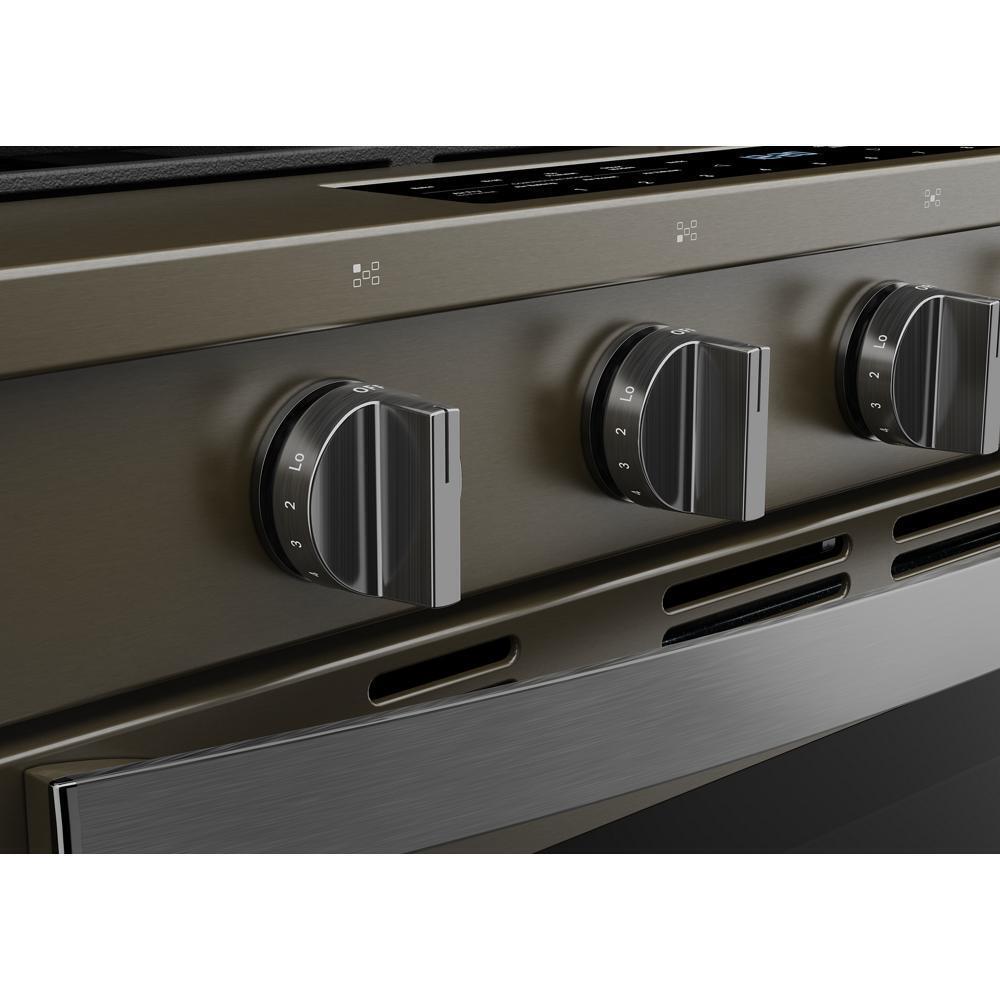 30-inch Smart Slide In Gas Range with Air Cooking Technology, No Preheat Air Fry, Steam/Self Clean and High Speed Preheat