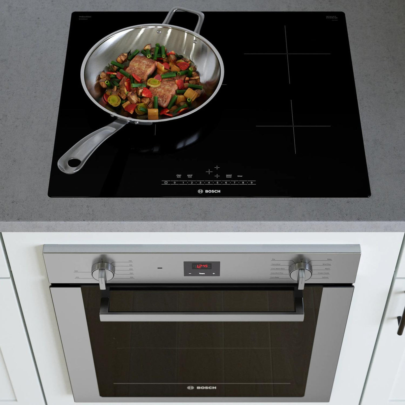 500 Series Induction Cooktop 24" Black, Without Frame