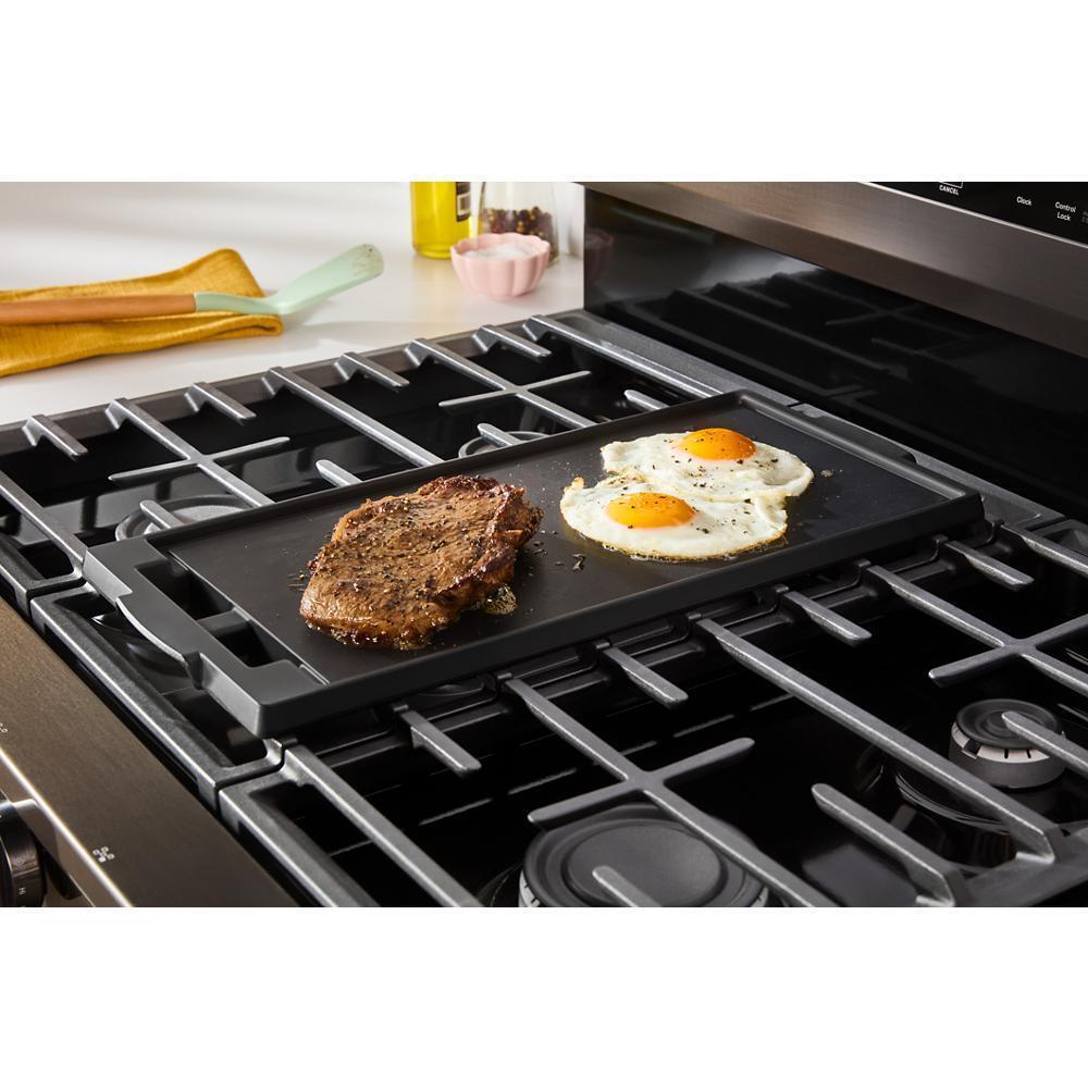 30-inch Gas Range with Air Cooking Technology, No Preheat Air Fry and Air Baking and Self Clean