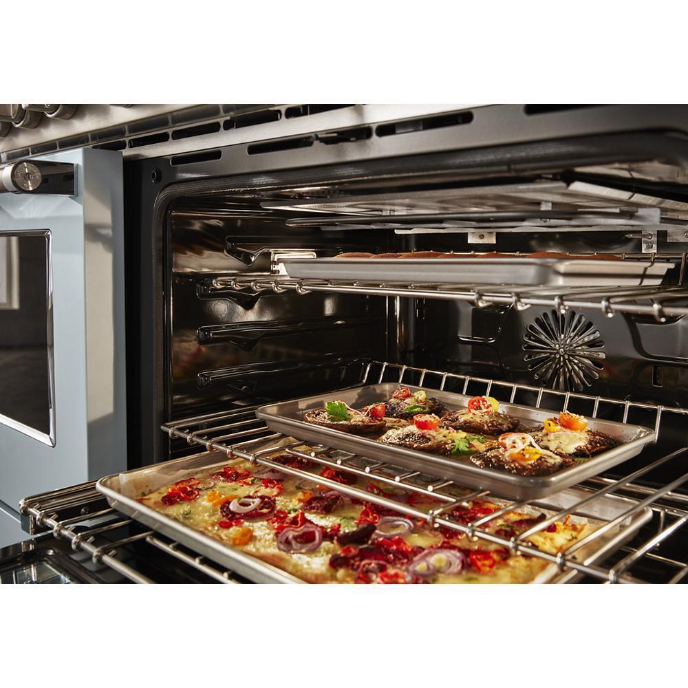 KitchenAid® 48'' Smart Commercial-Style Dual Fuel Range with Griddle