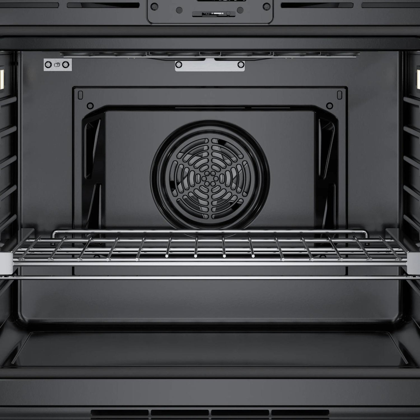 800 Series Single Wall Oven 30" Left SideOpening Door, Black Stainless Steel