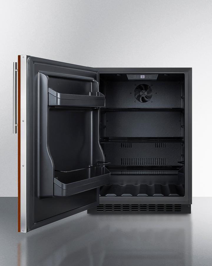 24" Wide Built-in All-refrigerator, ADA Compliant (panel Not Included)