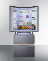 27.5" Wide French Door Refrigerator-freezer