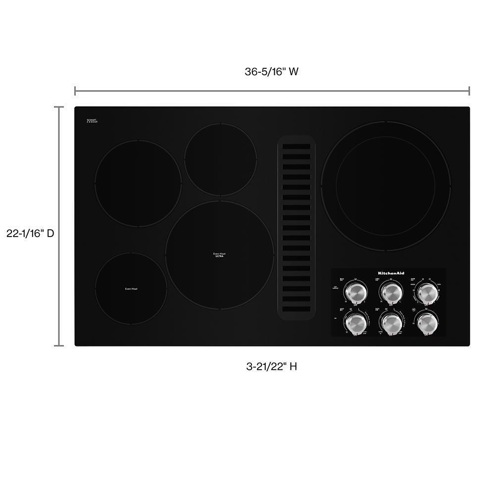 36" Electric Downdraft Cooktop with 5 Elements